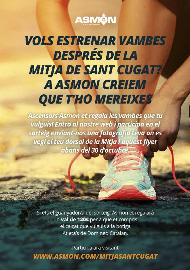 Asmon patrocina la Media Maratn de Sant Cugat