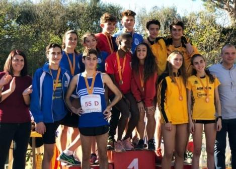 Medalla de Bronce Campeonato Catalua de Cross por equipos