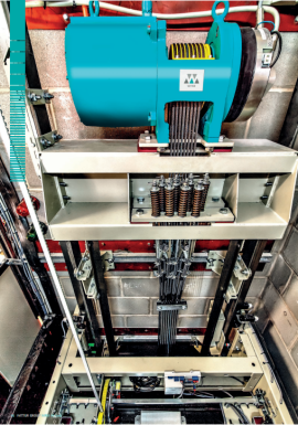 Ascensor gearless motor